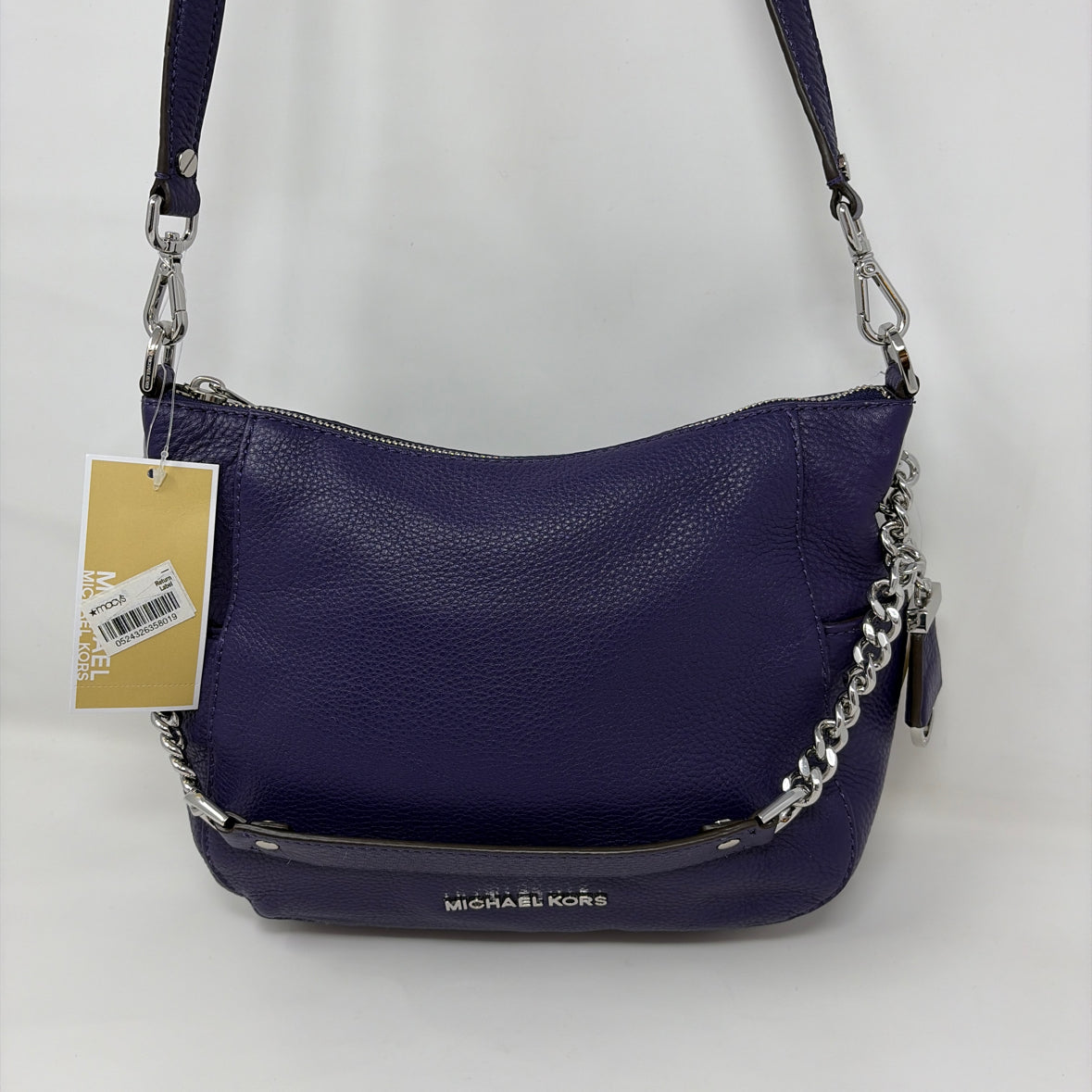 Pre-Owned Michael Kors Purple Leather Handbag