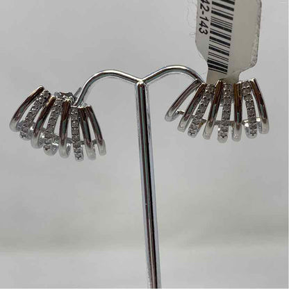 Silver Metal Earrings