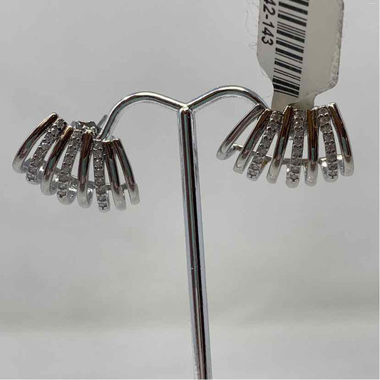 Silver Metal Earrings