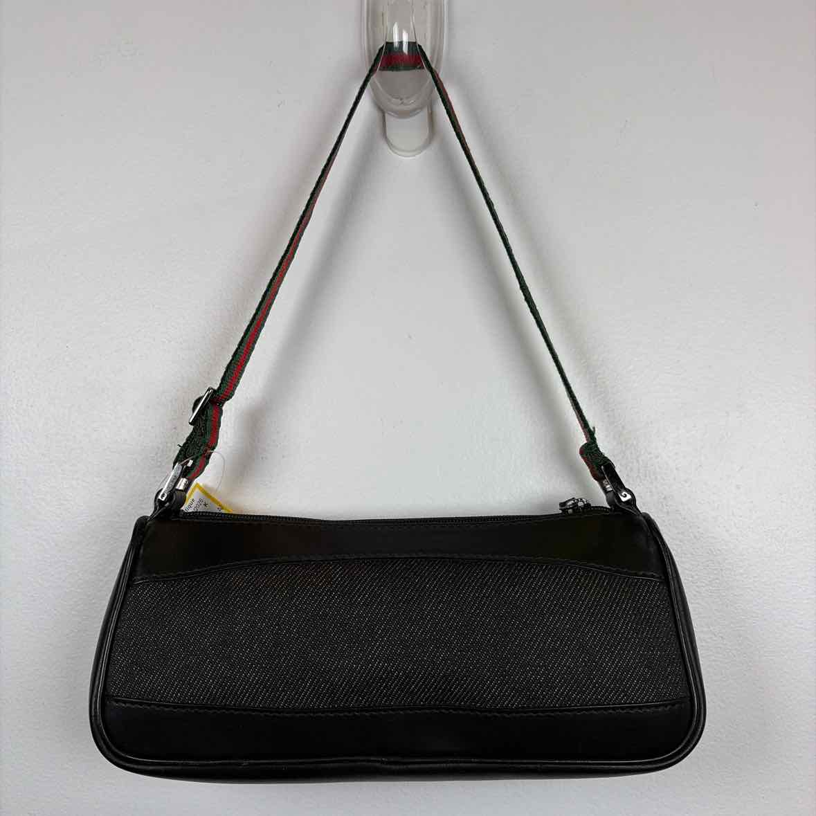 Pre-Owned Gucci Black Denim Designer Handbag