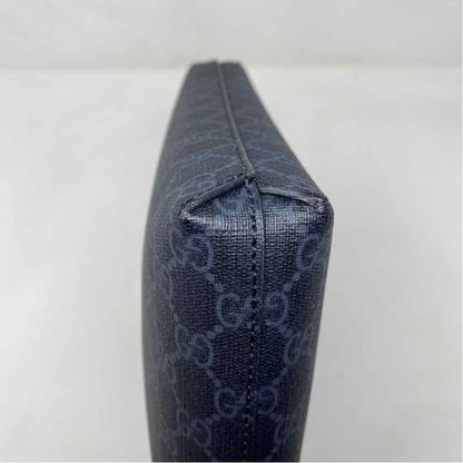 Pre-Owned Gucci Black Canvas Designer Handbag