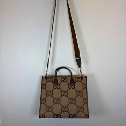 Pre-Owned Gucci Monogram Canvas Designer Handbag