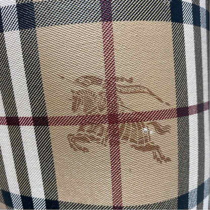 Pre-Owned Burberry Plaid Canvas Designer Handbag