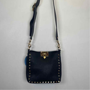 Pre-Owned Valentino Black Leather Designer Handbag