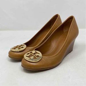 Pre-Owned Shoe Size 5.5 Tory Burch Camel Wedge