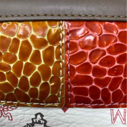 Pre-Owned MCM White Multi Leather Designer Handbag