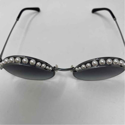 Pre-Owned Chanel Black Multi Metal Designer Sunglasses