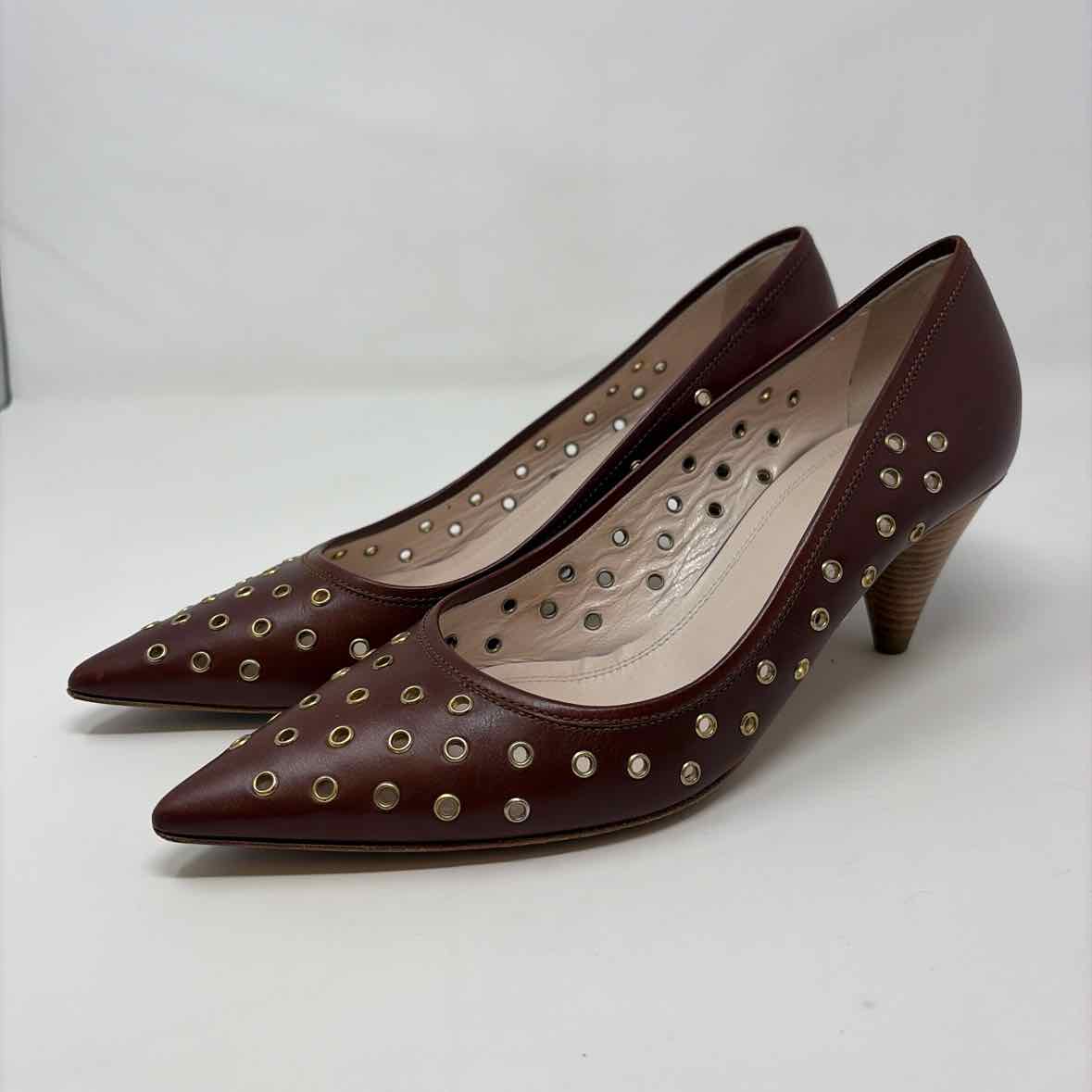 Pre-Owned Shoe Size 8.5 Sergio Rossi Cognac Heels