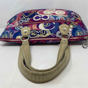 Pre-Owned Coach Multi Canvas Handbag