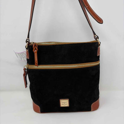 Pre-Owned Dooney & Bourke Black Suede Handbag