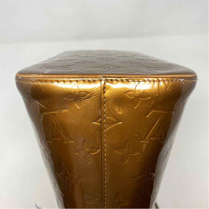 Pre-Owned Louis Vuitton Bronze Patent Designer Handbag
