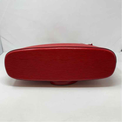 Pre-Owned Louis Vuitton Red Leather Designer Handbag