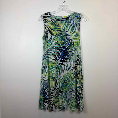 Pre-Owned Size XS Apt 9 Green Print Casual Dress