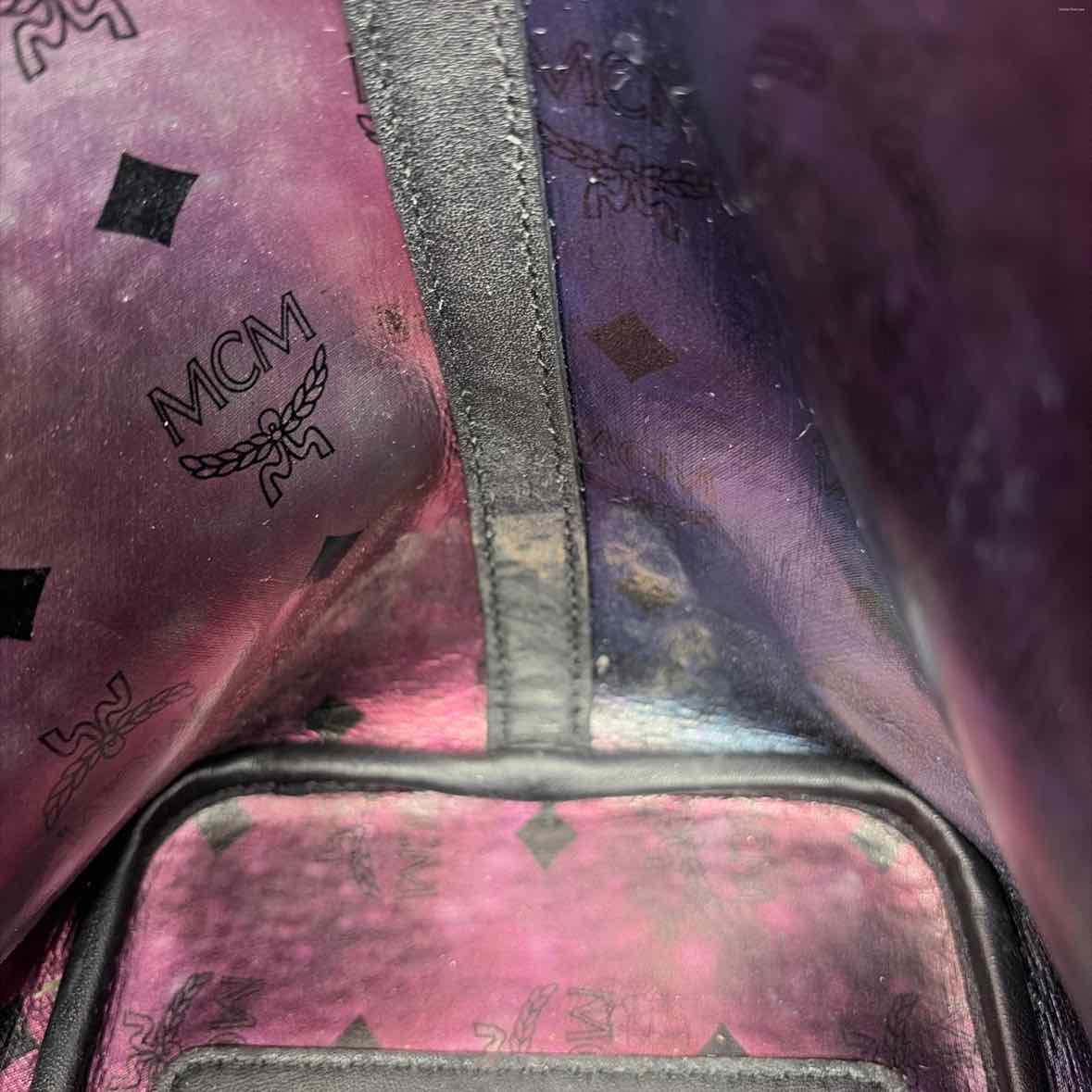 Pre-Owned MCM Cognac Leather Designer Handbag