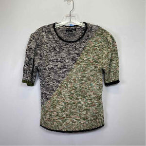 Pre-Owned Size L Central Park West Green Multi Top