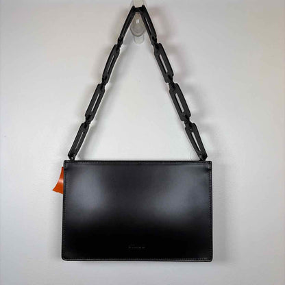 Pre-Owned Staud Black Leather Handbag