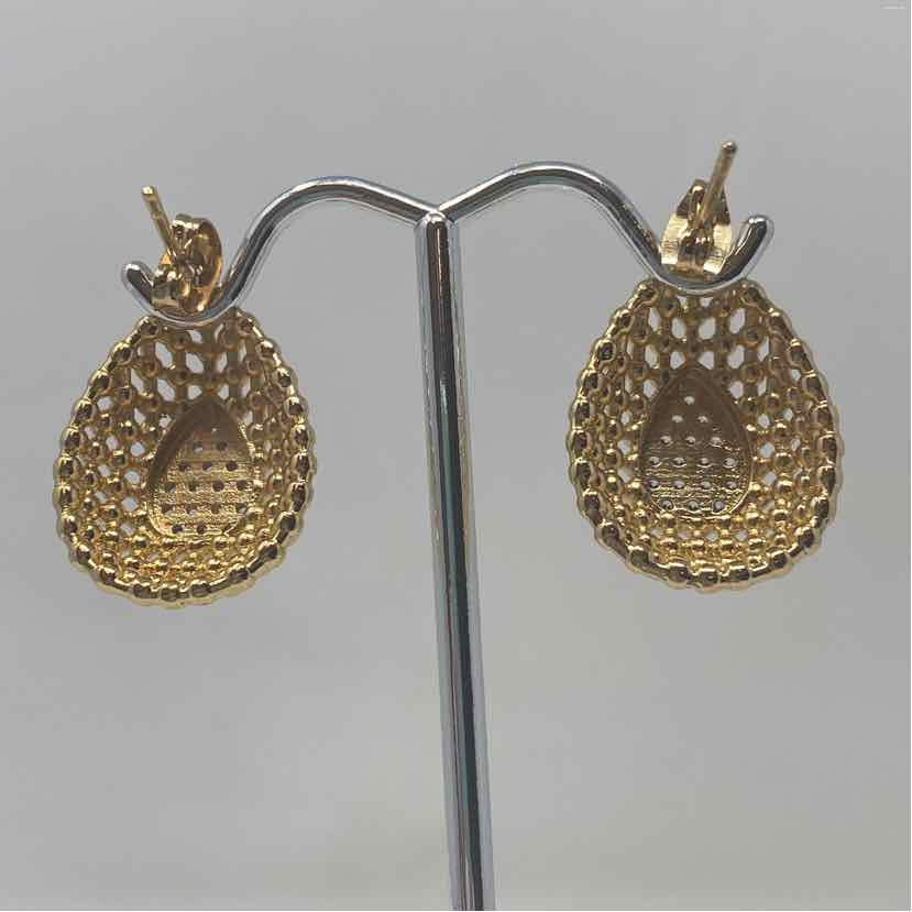 Gold Multi Metal Earrings