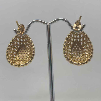 Gold Multi Metal Earrings