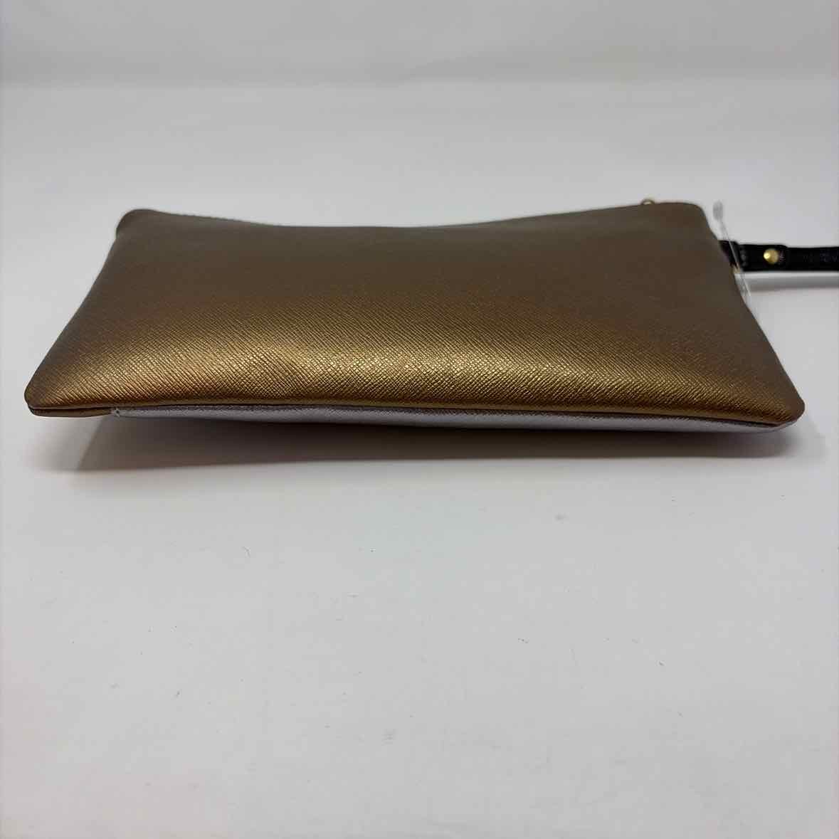 Pre-Owned Neiman Marcus Gold/Silver Coated Canvas Handbag