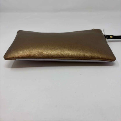Pre-Owned Neiman Marcus Gold/Silver Coated Canvas Handbag