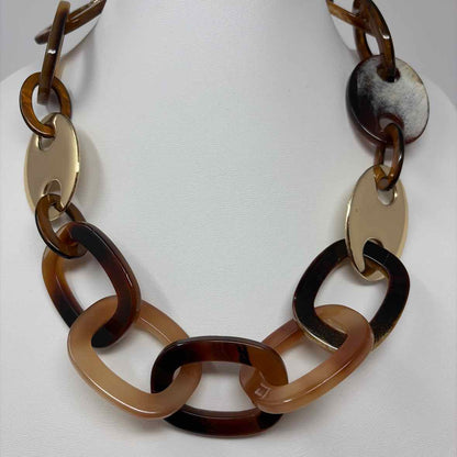 Pre-Owned Denis & Charles Tortoise Chains Necklace