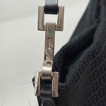 Pre-Owned Fendi Black Fabric Designer Handbag