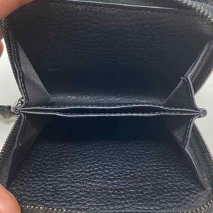 Pre-Owned Valentino Black Leather Designer Wallet