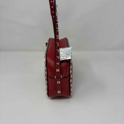 Pre-Owned Valentino Red Leather Designer Handbag