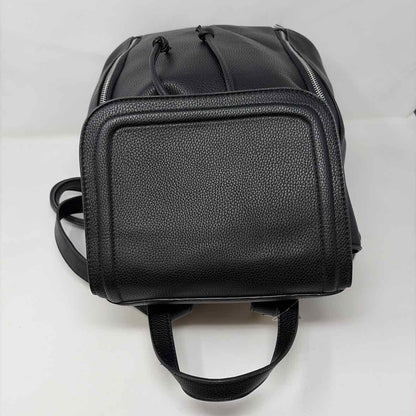 Pre-Owned Aqua Black Leather Handbag