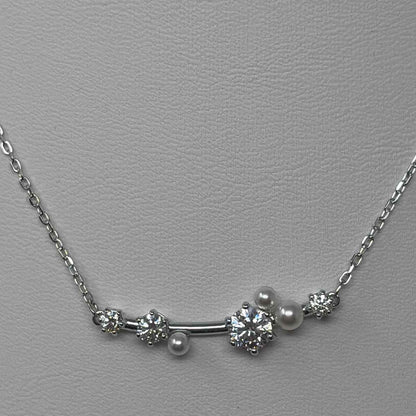 Pre-Owned Swarovski Silver rhinestones Necklace