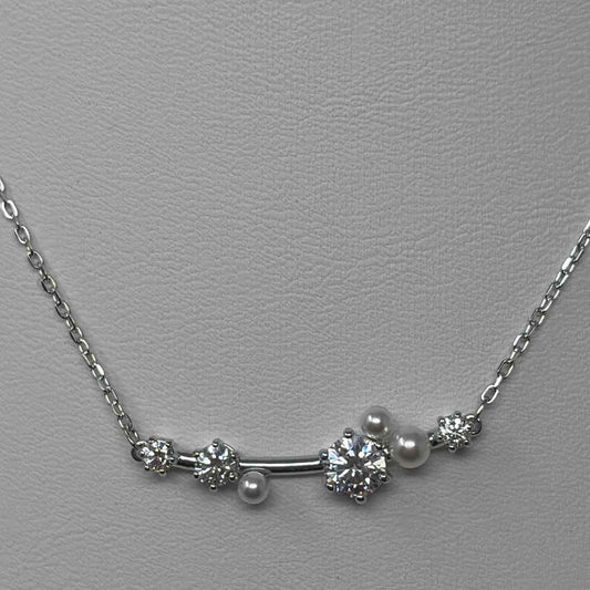 Pre-Owned Swarovski Silver rhinestones Necklace