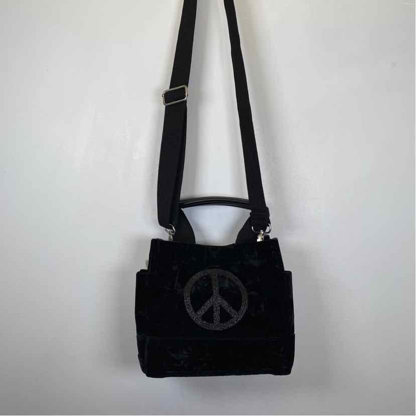 Pre-Owned Koala Kanvas Black Multi Velvet Handbag