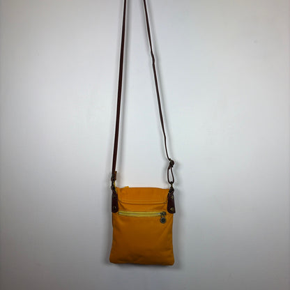 Pre-Owned Aurora Orange Leather Handbag