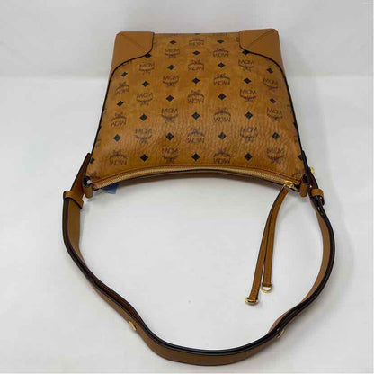 Pre-Owned MCM Cognac Leather Designer Handbag