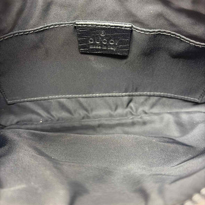 Pre-Owned Gucci Black Canvas Designer Handbag