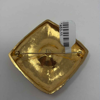 Pre-Owned JW Square Sterling Silver Brooch