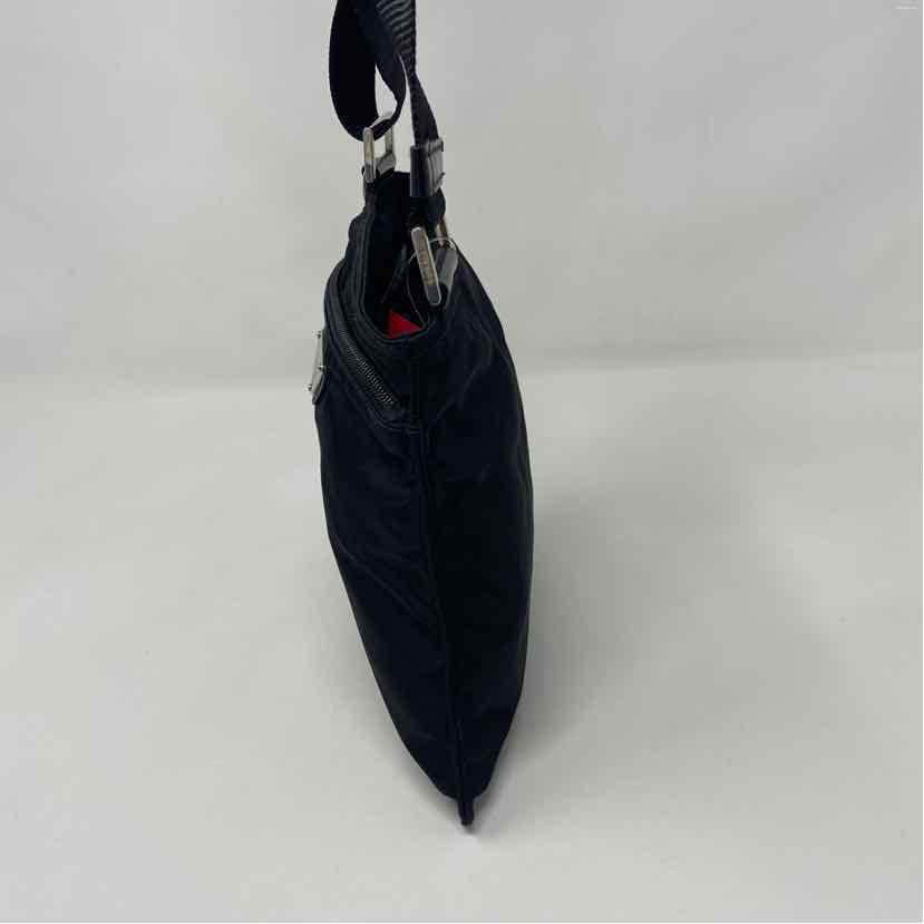 Pre-Owned Prada Black Nylon Designer Handbag