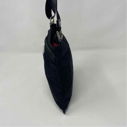 Pre-Owned Prada Black Nylon Designer Handbag