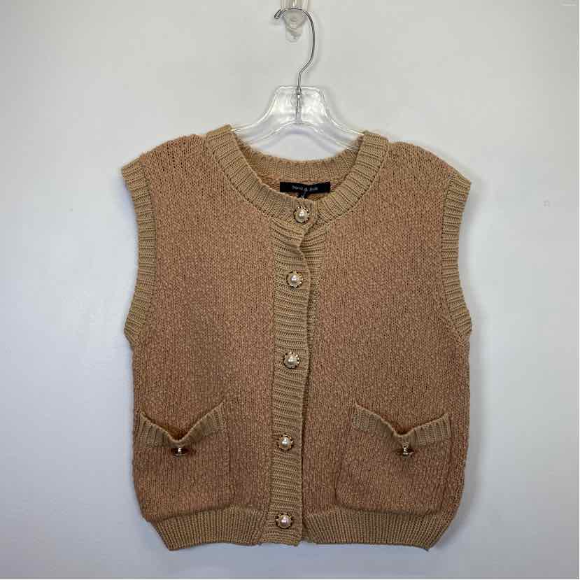 Pre-Owned Size M Strut & Bolt Taupe Vest