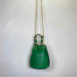 Pre-Owned Boutique Green Leather Handbag