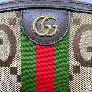 Pre-Owned Gucci Monogram Canvas Designer Handbag