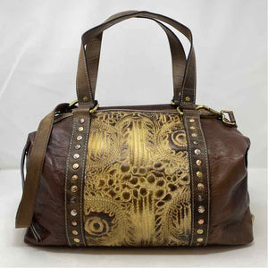 Pre-Owned Firenze La Model Brown Leather Handbag