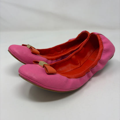 Pre-Owned Shoe Size 9 Tory Burch Pink Flats