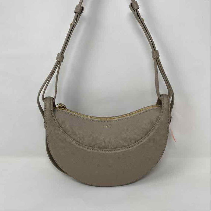 Pre-Owned Polene Taupe Leather Designer Handbag