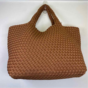 Pre-Owned Naghedi Cognac Neoprene Handbag