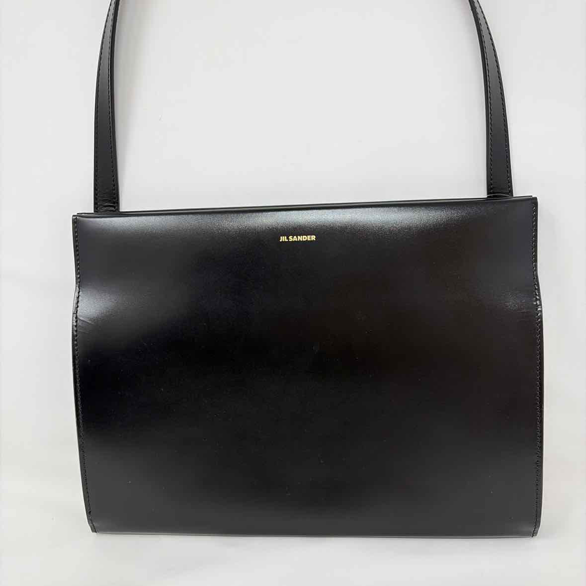 Pre-Owned Jill Sander Black Leather Handbag