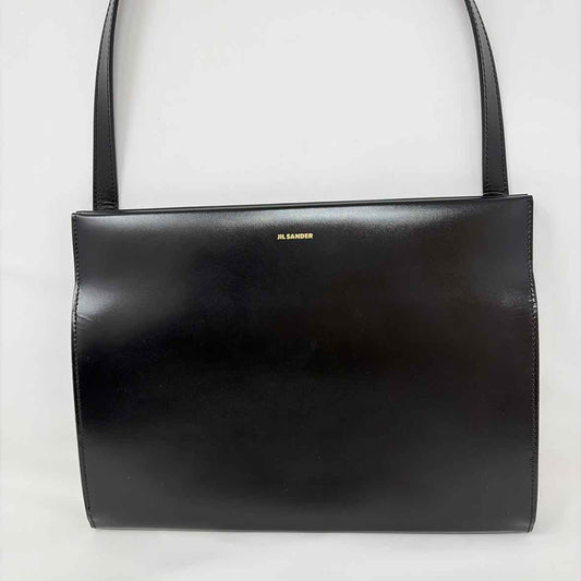Pre-Owned Jill Sander Black Leather Handbag