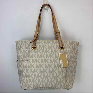 Pre-Owned MICHAEL by Michael Kors White Canvas Handbag