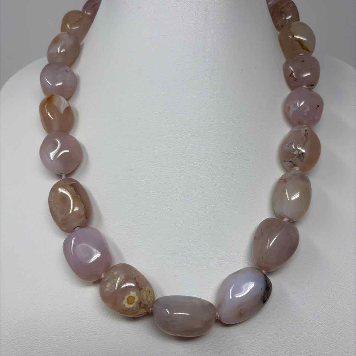 Pre-Owned Simon Sebbag Designs Pink Stones Necklace
