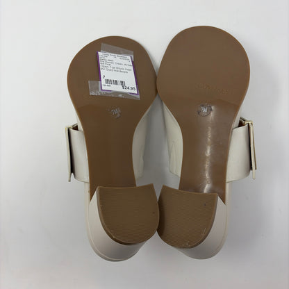 Pre-Owned Shoe Size 7 Calvin Klein Cream Heels